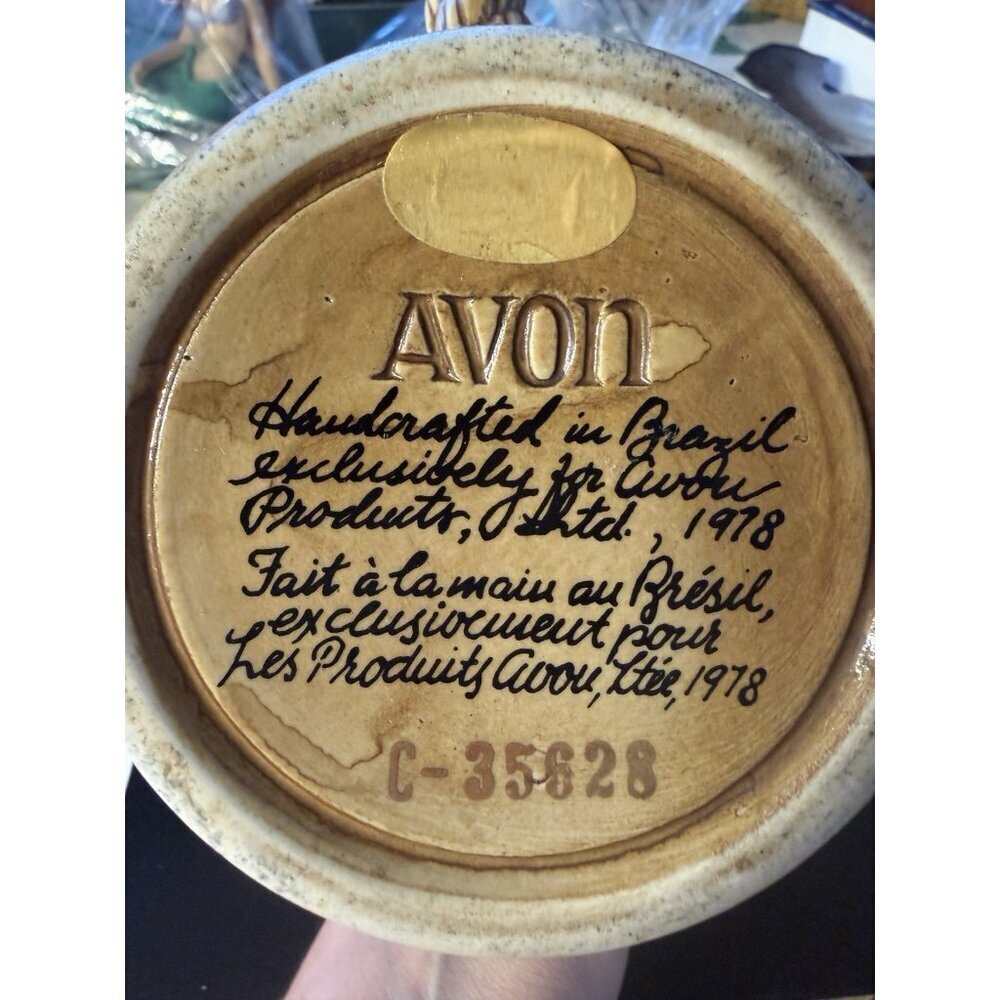 1978 Vintage Avon Beer Stein Handcrafted Exclusive Made in Brazil - Picture 11 of 11